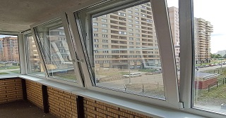 Остекление балкона Черногорск цена от 10063 руб. м/п. за 51 часов