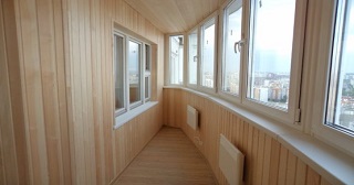 Внутренняя отделка лоджии Черногорск, цена от 212 руб. м2